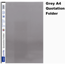 Marlin Grey Quotation Folder  